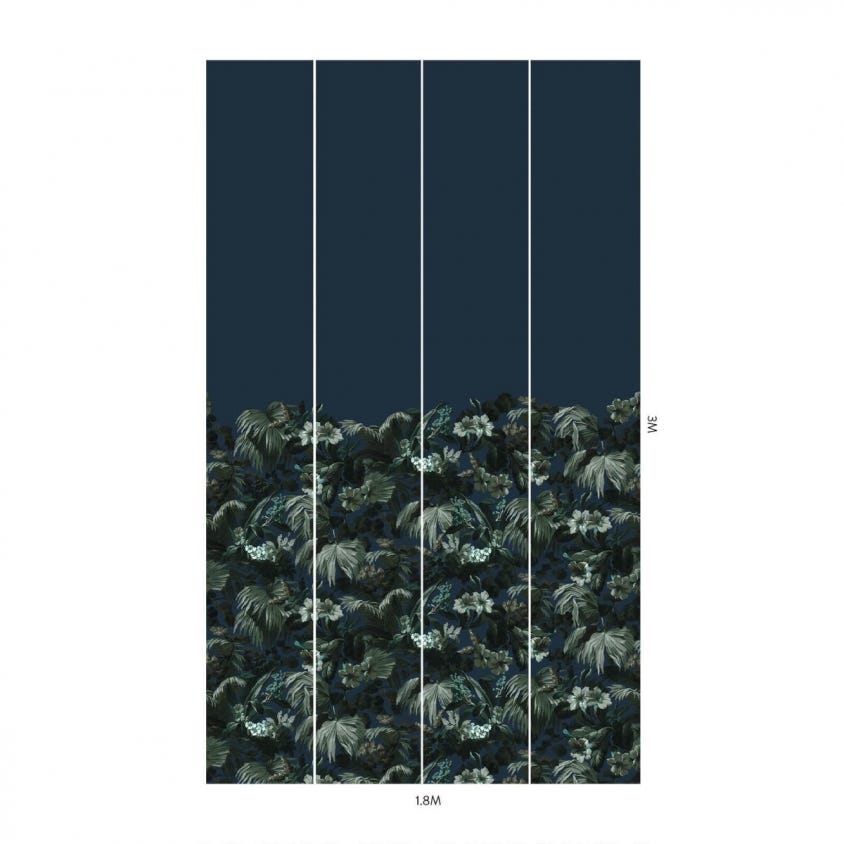 1-WA-LIM-DI-INK-PBL - Limerence Wallpaper - Ink - House of Hackney