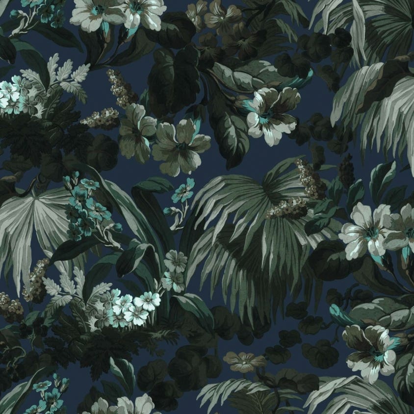 1-WA-LIM-DI-INK-XXX - Limerence Wallpaper - Ink - House of Hackney