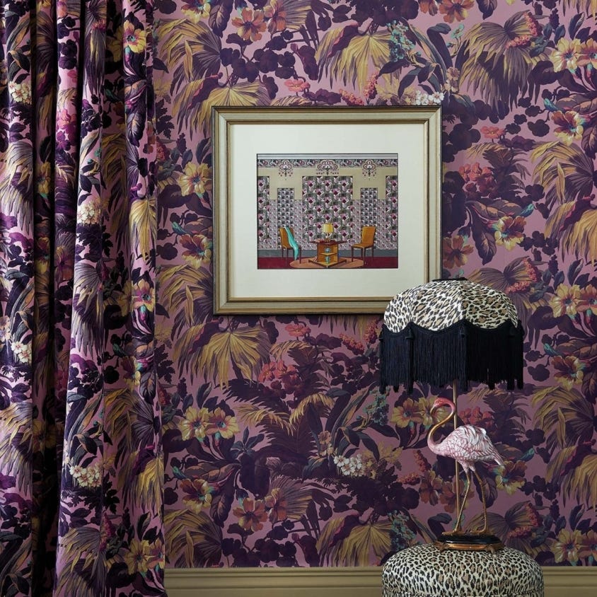 1-WA-LIM-DI-RQT-XXX - Limerence Wallpaper - Rose-Quartz - House of Hackney