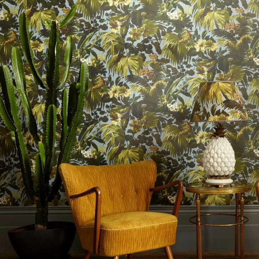 1-WA-LIM-DI-SKY-XXX - Limerence Wallpaper - Sky - House of Hackney