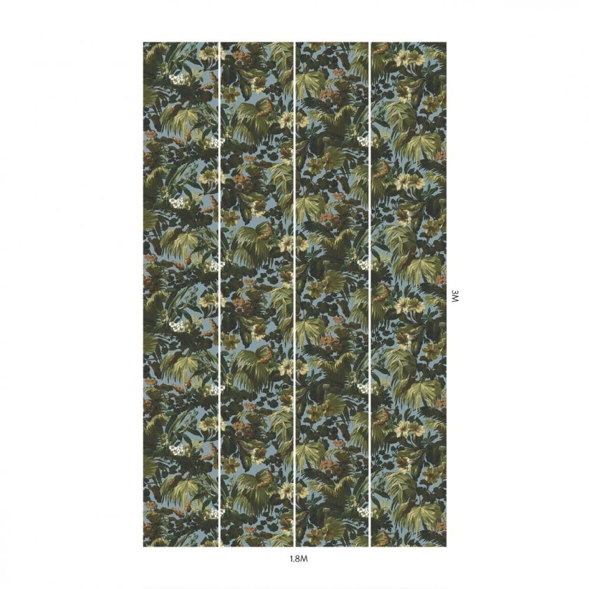 1-WA-LIM-DI-SKY-XXX - Limerence Wallpaper - Sky - House of Hackney