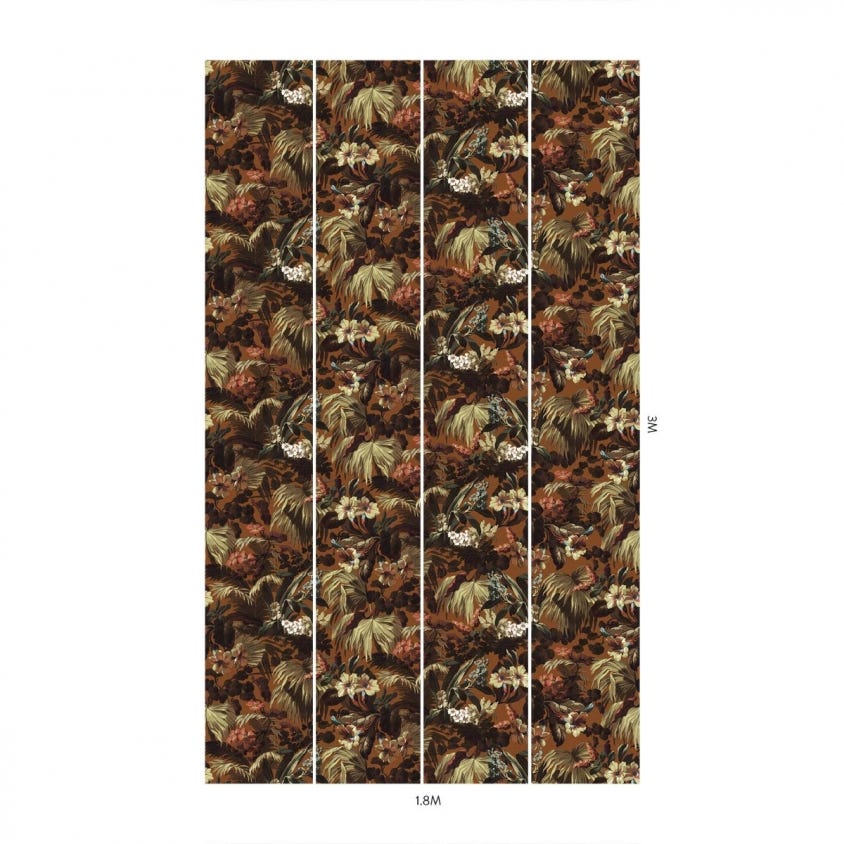 1-WA-LIM-DI-TOB-XXX - Limerence Wallpaper - Tobacco - House of Hackney