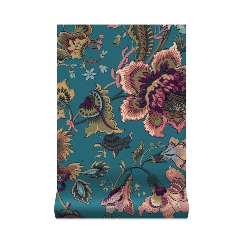 1-WA-MAJ-DI-AZU-XXX - Majorelle Wallpaper - Azure - House of Hackney