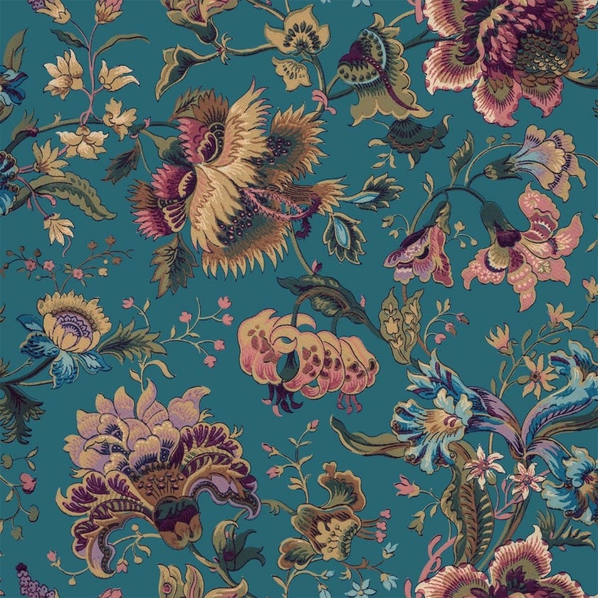 1-WA-MAJ-DI-AZU-XXX - Majorelle Wallpaper - Azure - House of Hackney