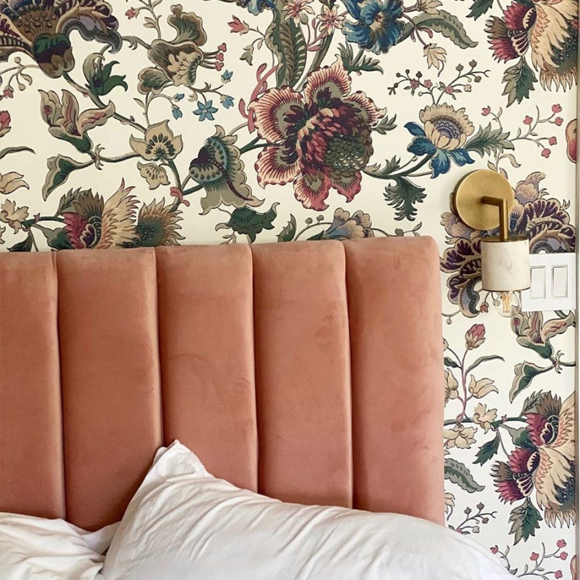 1-WA-MAJ-DI-ECR-XXX - Majorelle Wallpaper - Ecru - House of Hackney