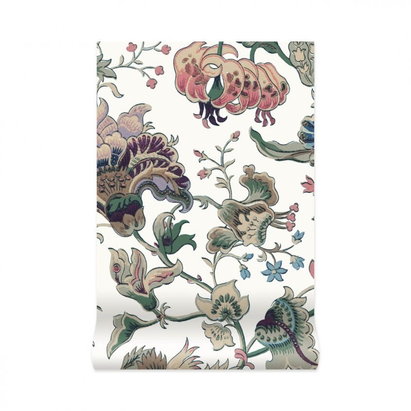1-WA-MAJ-DI-ECR-XXX - Majorelle Wallpaper - Ecru - House of Hackney