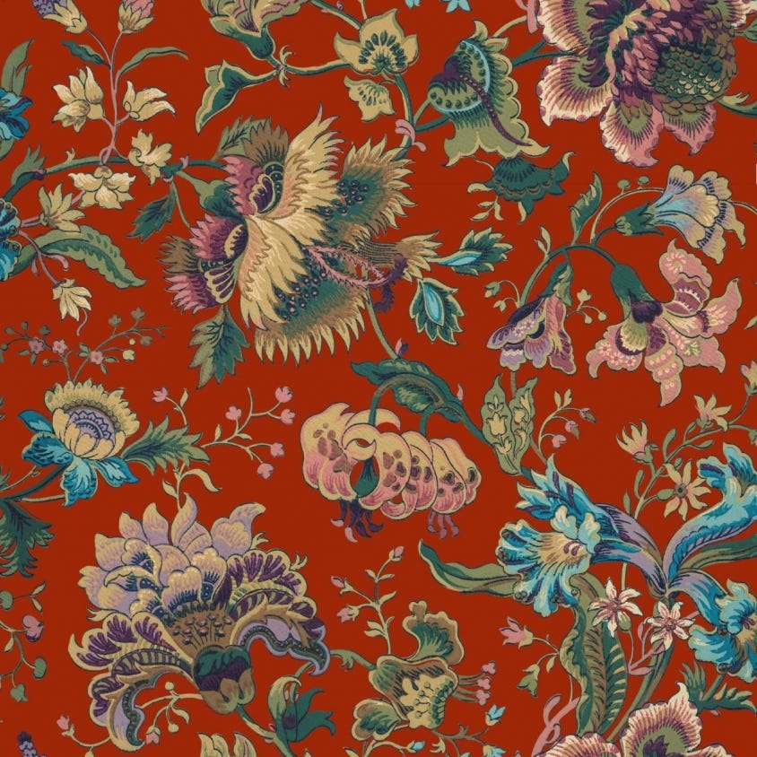 1-WA-MAJ-DI-HEN-XXX - Majorelle Wallpaper - Henna - House of Hackney