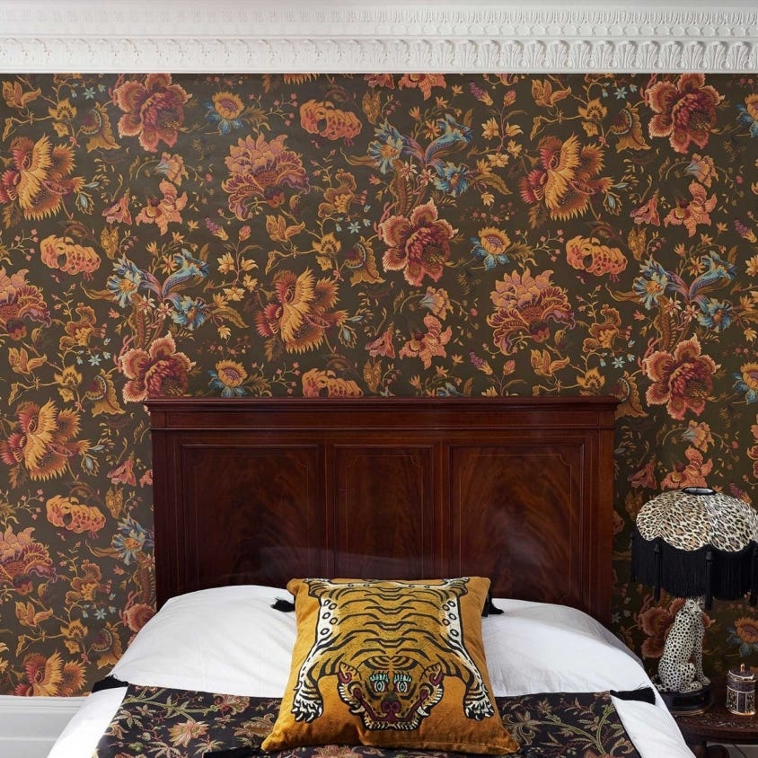 1-WA-MAJ-DI-MOS-XXX - Majorelle Wallpaper - Moss-Green - House of Hackney