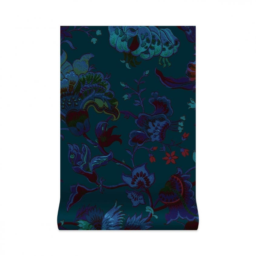 1-WA-MAJ-DI-PET-XXX - Majorelle Wallpaper - Petrol - House of Hackney
