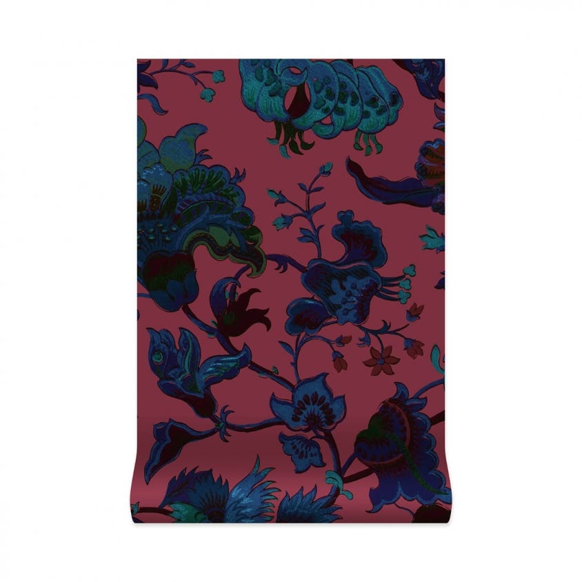 1-WA-MAJ-DI-VIP-XXX - Majorelle Wallpaper - Viola-Pink - House of Hackney