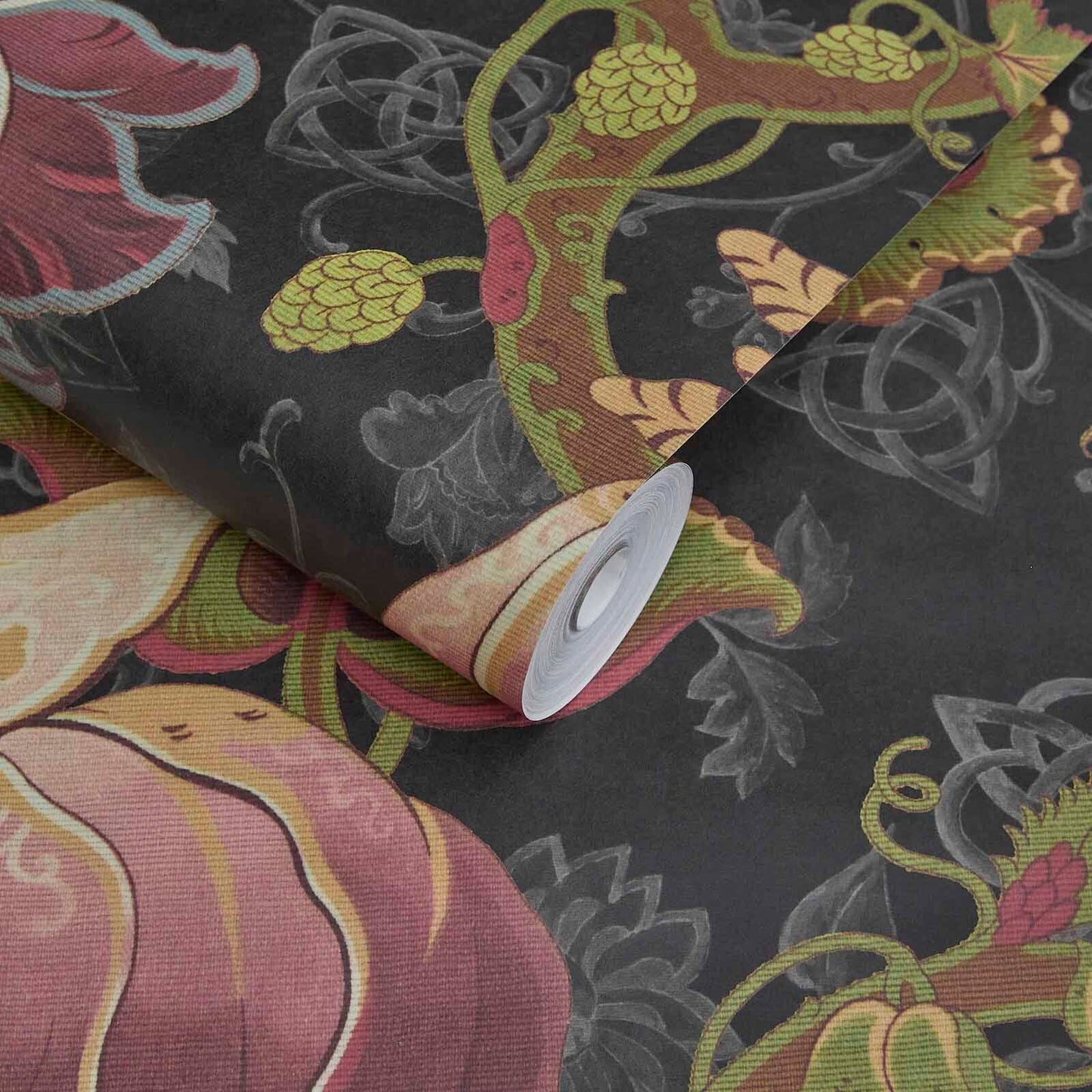 1-WA-MEL-DI-NOI-XXX - Meliora Wallpaper - Noir - House of Hackney