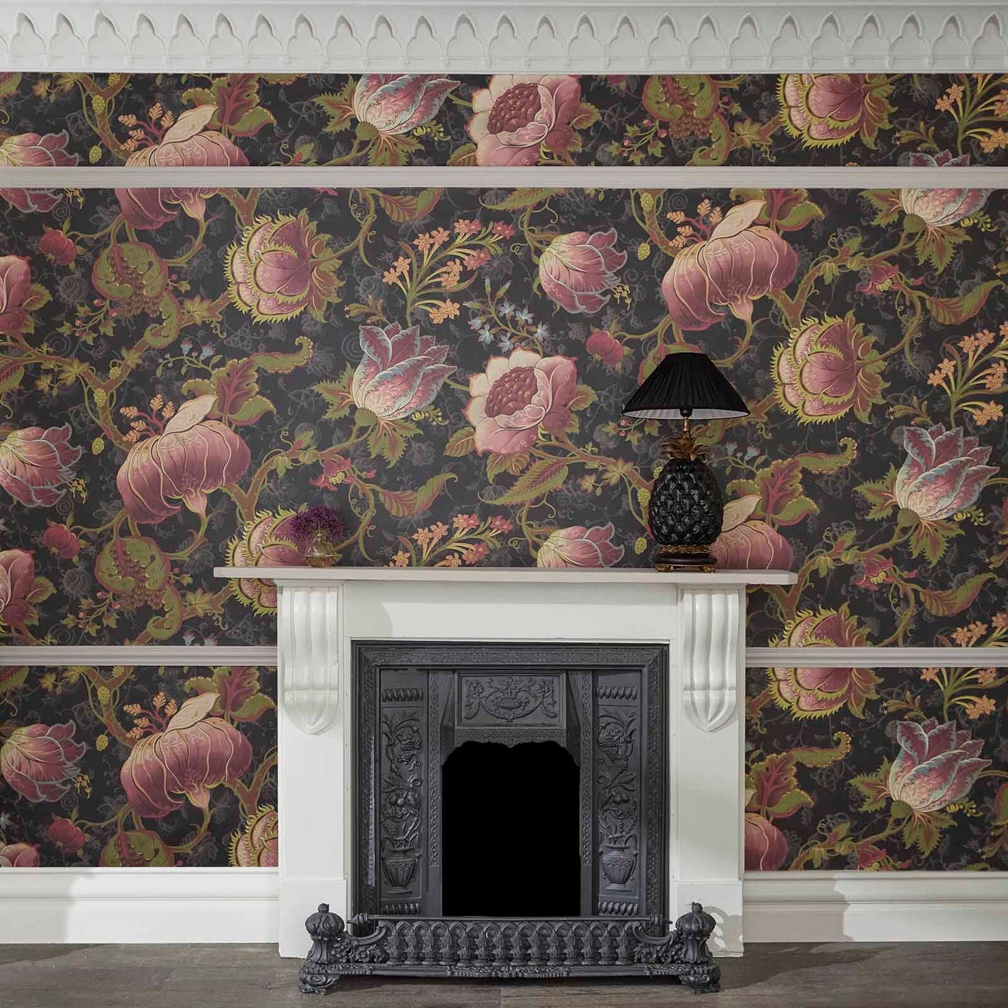 1-WA-MEL-DI-NOI-XXX - Meliora Wallpaper - Noir - House of Hackney