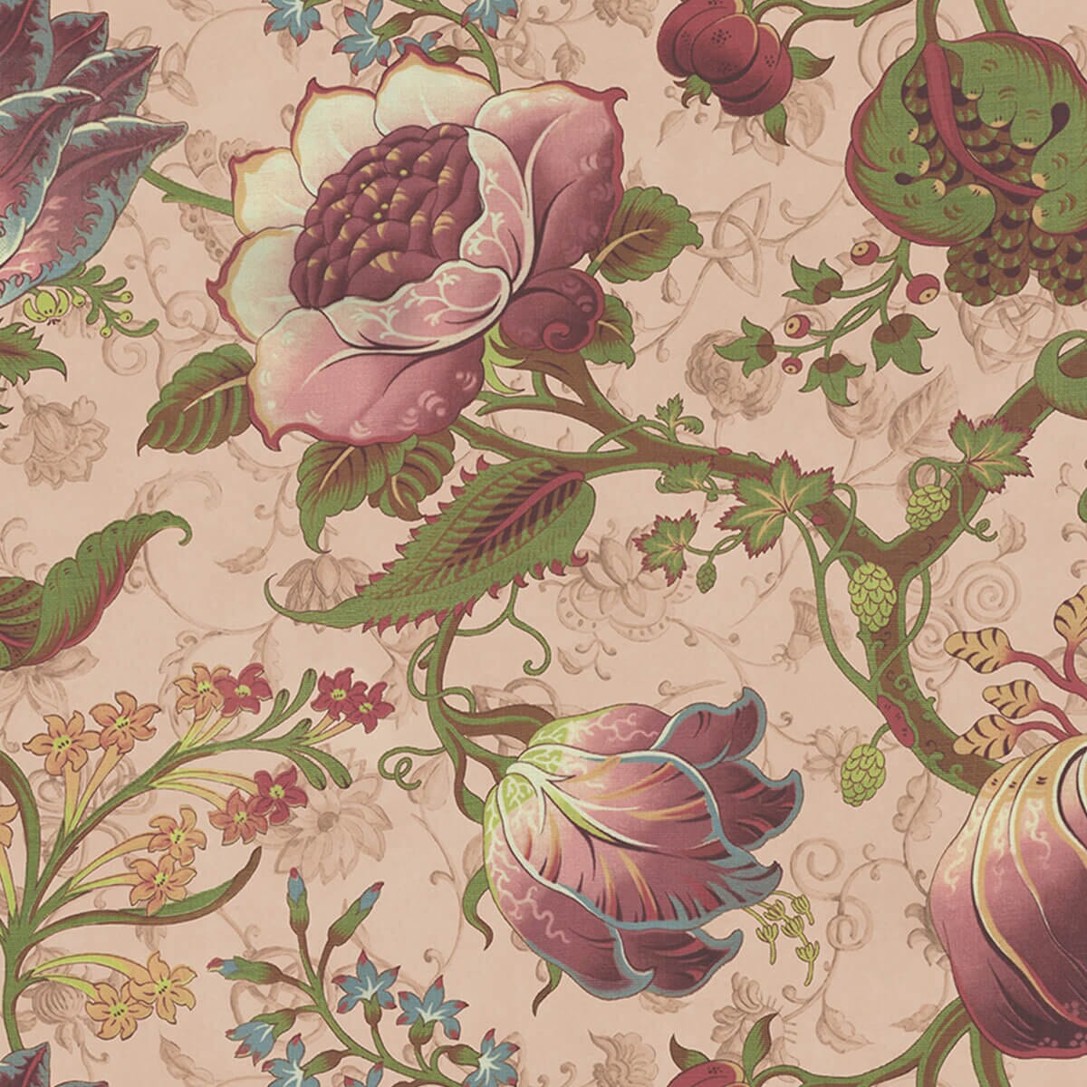 1-WA-MEL-DI-TOU-XXX - Meliora Wallpaper - Tourmaline - House of Hackney