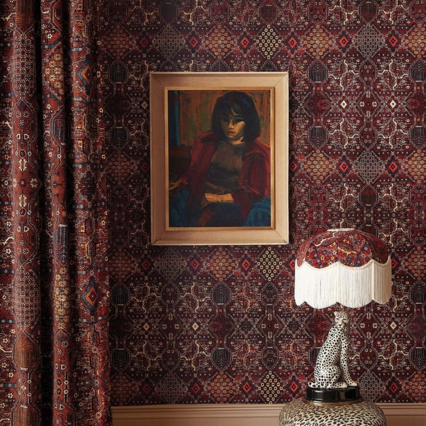 1-WA-MEY-DI-MUL-XXX - Mey Meh Wallpaper - Sienna - House of Hackney