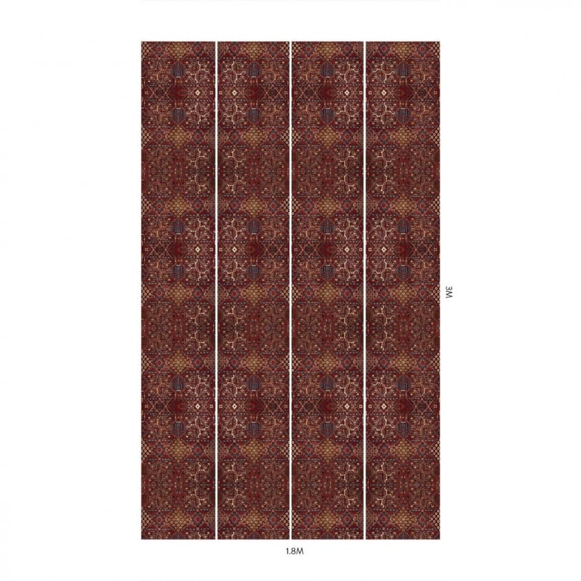 1-WA-MEY-DI-MUL-XXX - Mey Meh Wallpaper - Sienna - House of Hackney