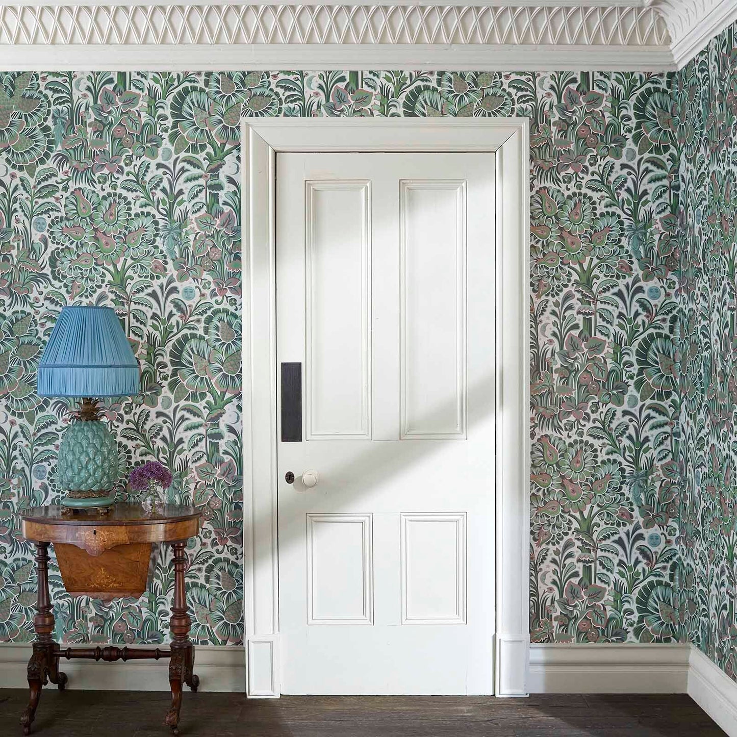 1-WA-MGM-DI-TOU-XXX - Moon Garden Magna Wallpaper - Tourmaline - House of Hackney
