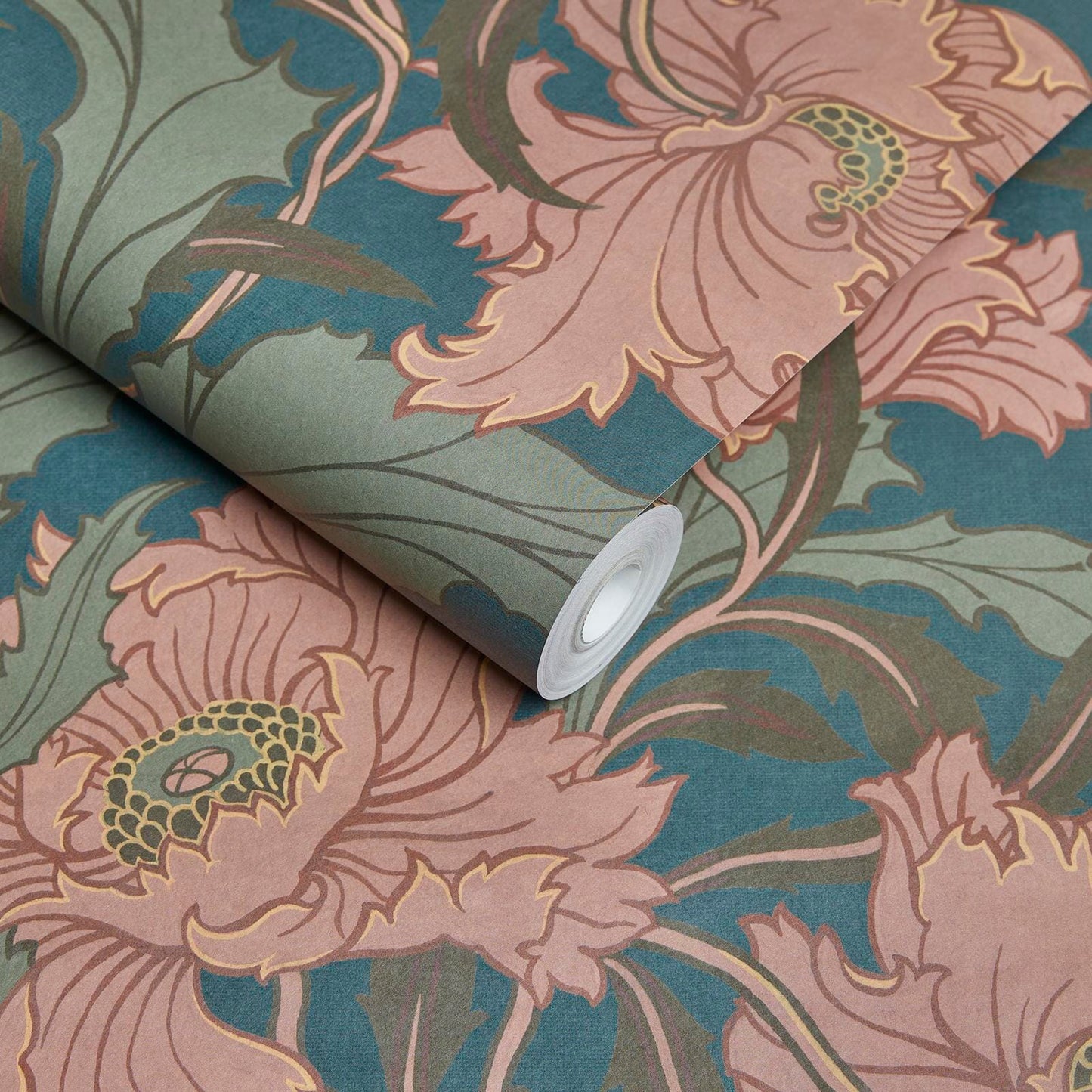 1-WA-MIN-DI-APA-XXX - Minerva Wallpaper - Apatite - House of Hackney