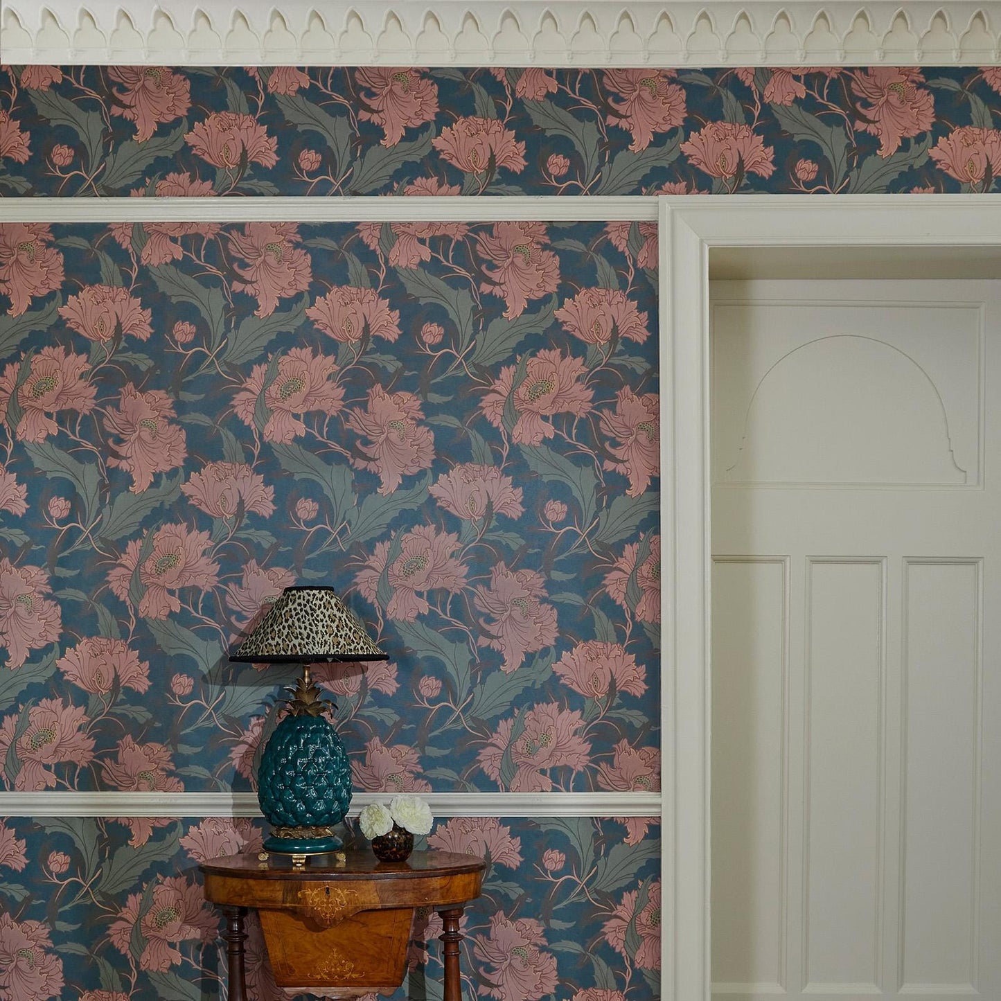 1-WA-MIN-DI-APA-XXX - Minerva Wallpaper - Apatite - House of Hackney