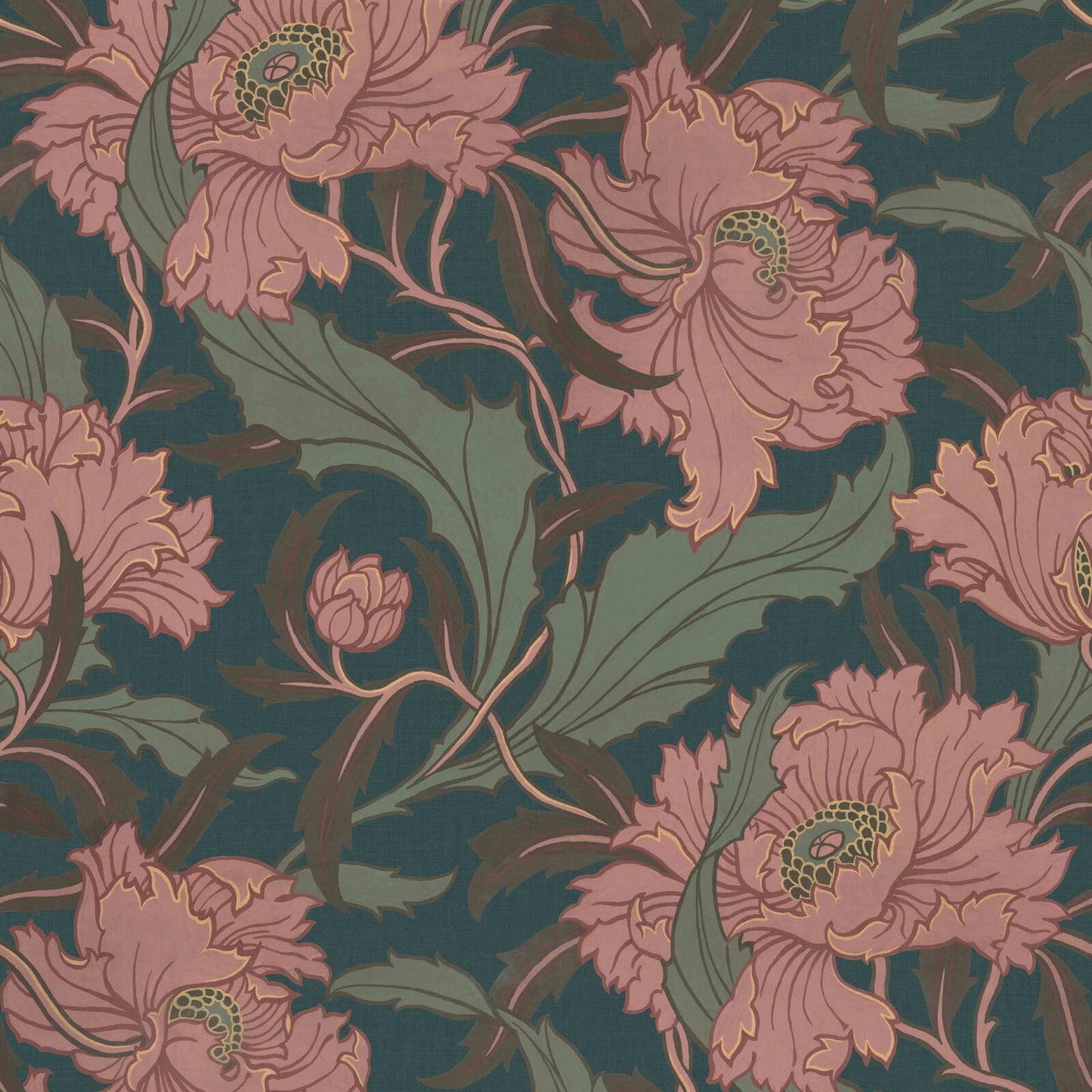 1-WA-MIN-DI-APA-XXX - Minerva Wallpaper - Apatite - House of Hackney