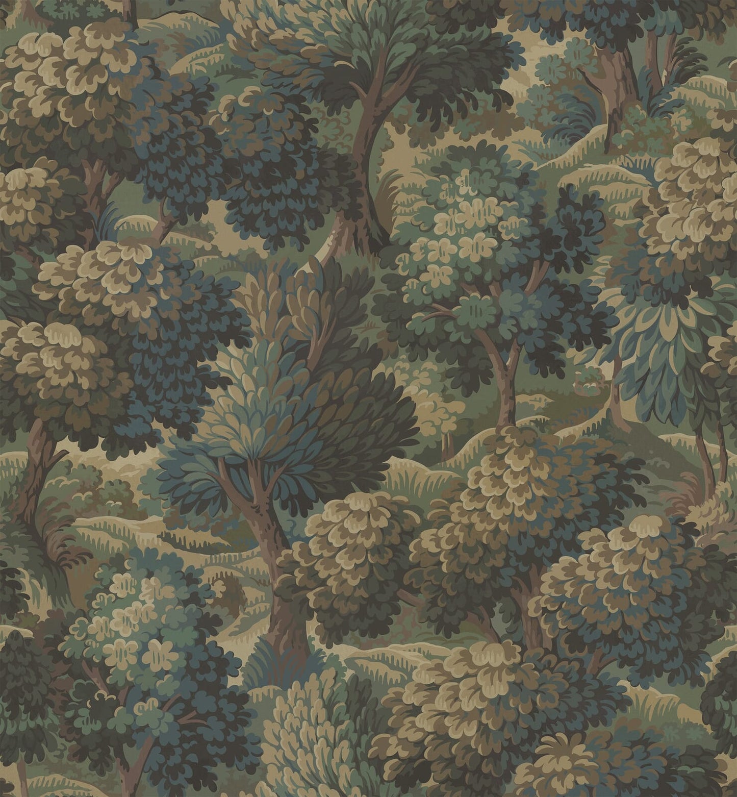 1-WA-NMR-DI-BRZ-XXX - Nemor Wallpaper - Bronze - House of Hackney