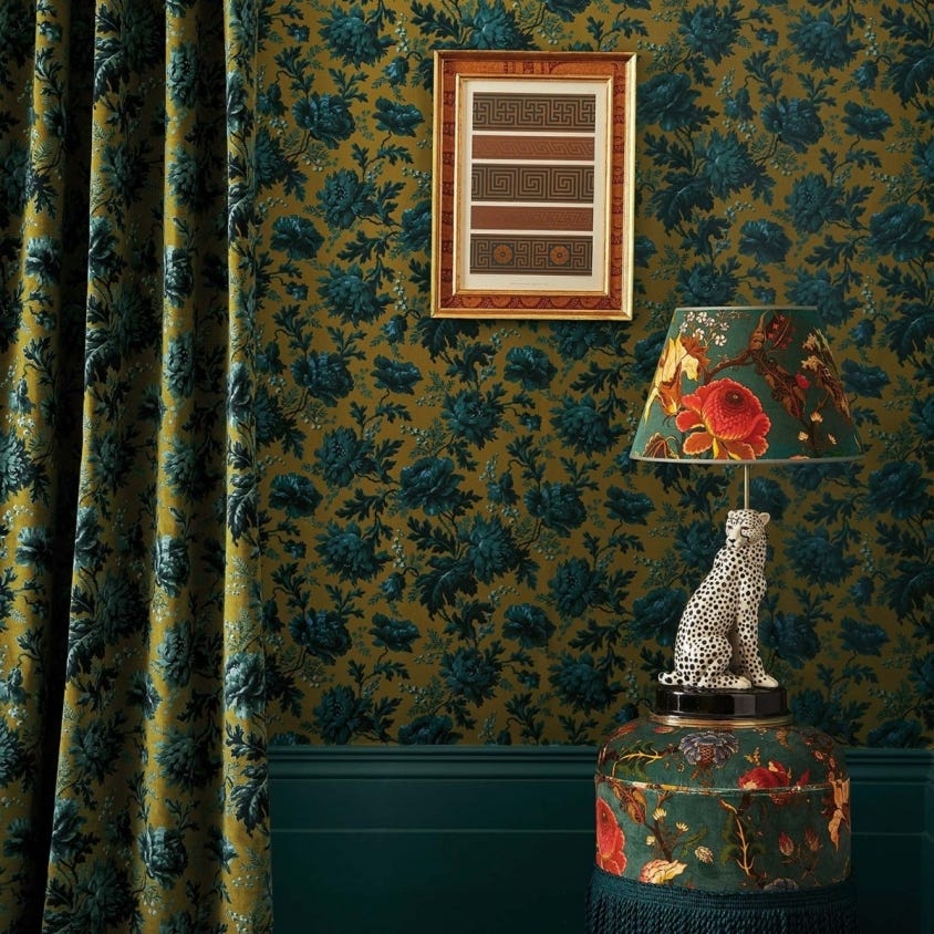 1-WA-OPI-DI-BRZ-XXX - Opia Wallpaper - Bronze - House of Hackney