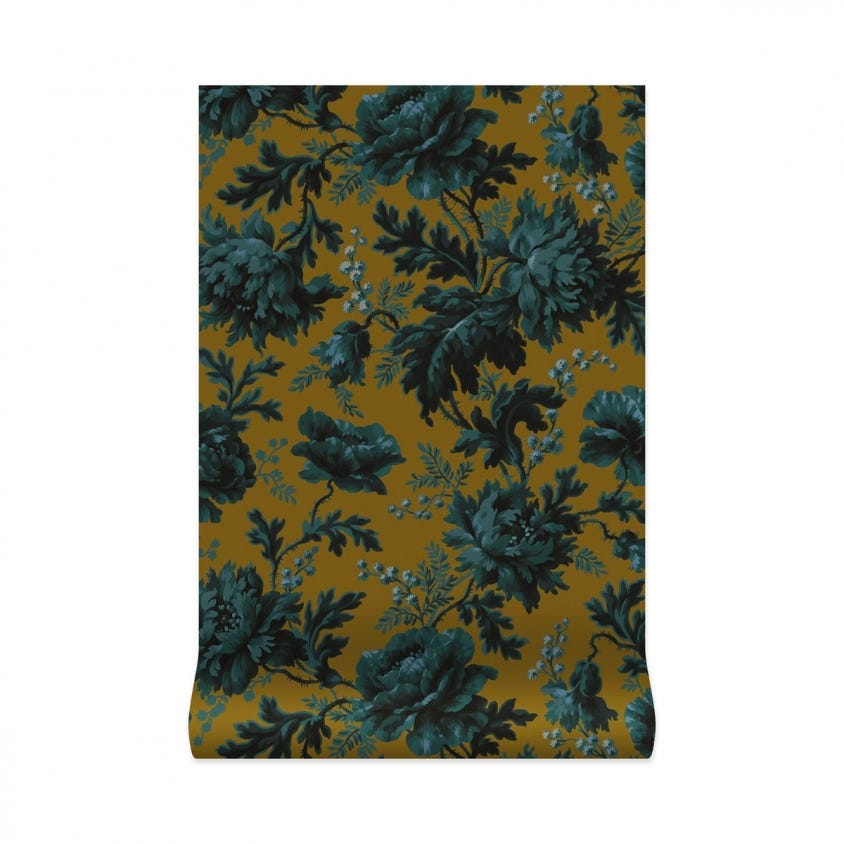 1-WA-OPI-DI-BRZ-XXX - Opia Wallpaper - Bronze - House of Hackney