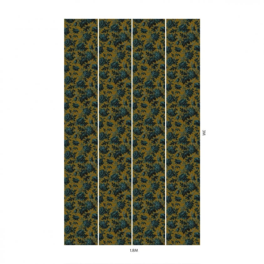 1-WA-OPI-DI-BRZ-XXX - Opia Wallpaper - Bronze - House of Hackney