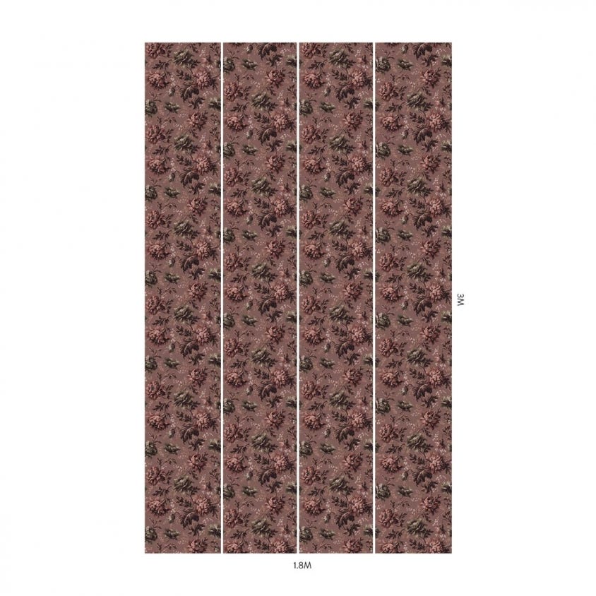 1-WA-OPI-DI-OLR-XXX - Opia Wallpaper - Old-Rose - House of Hackney