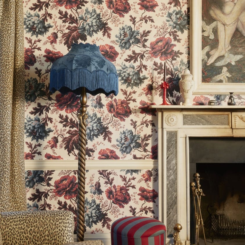 1-WA-OPM-DI-XXX-XXX - Opia Magna Wallpaper - Magenta - House of Hackney