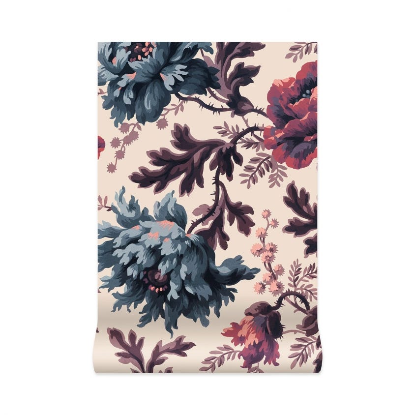 1-WA-OPM-DI-XXX-XXX - Opia Magna Wallpaper - Magenta - House of Hackney