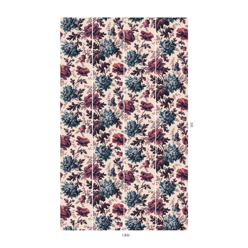 1-WA-OPM-DI-XXX-XXX - Opia Magna Wallpaper - Magenta - House of Hackney