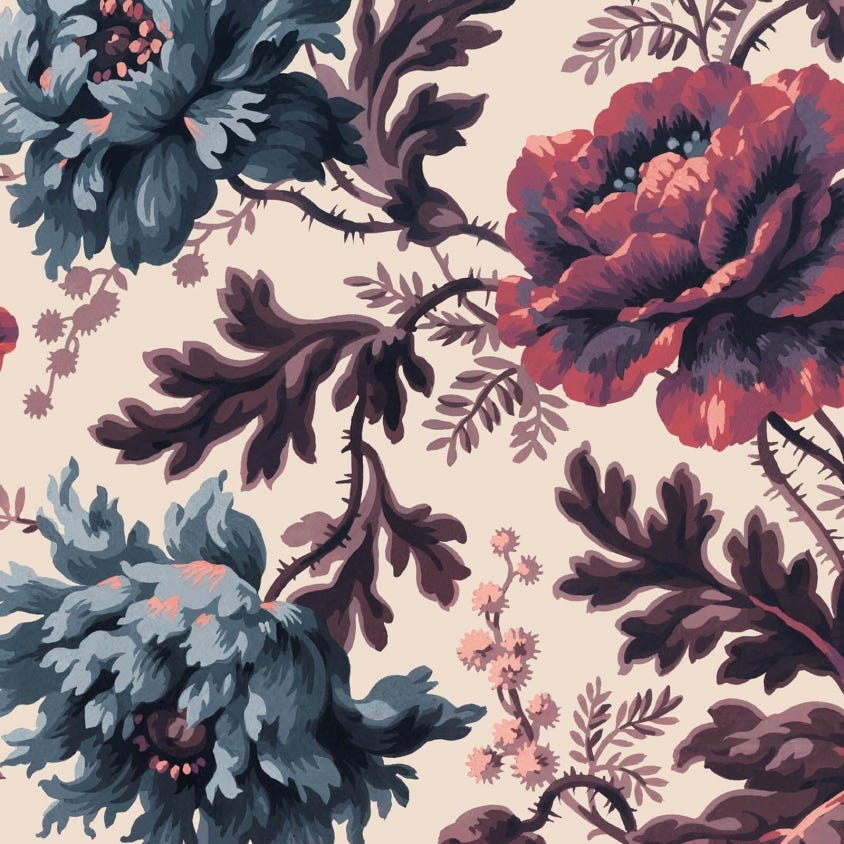 1-WA-OPM-DI-XXX-XXX - Opia Magna Wallpaper - Magenta - House of Hackney