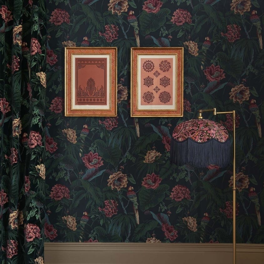 1-WA-PAR-DI-SPR-XXX - Paradisa Wallpaper - Spruce-Green - House of Hackney