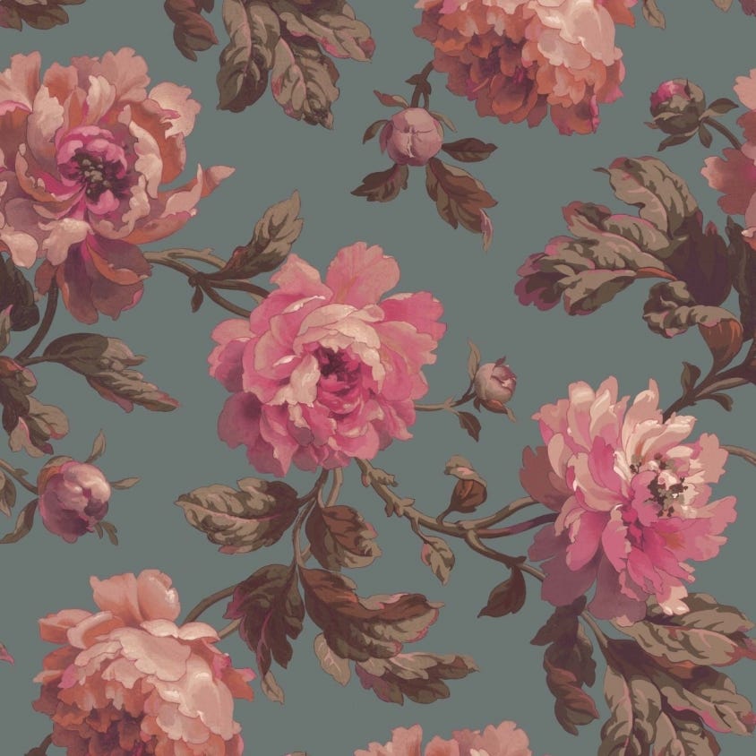 1-WA-PEO-DI-CHI-XXX - Peoneden Wallpaper - Chinois Green - House of Hackney