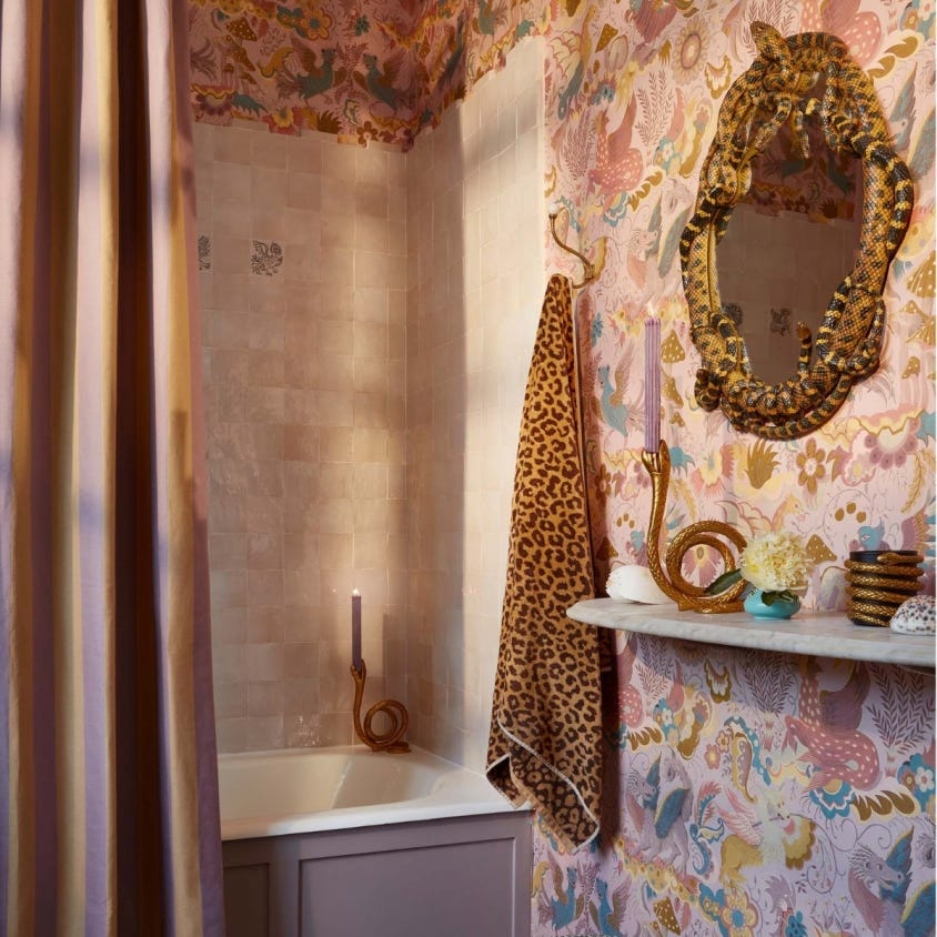 1-WA-PHA-DI-TOU-XXX - Phantasia Wallpaper - Tourmaline - House of Hackney