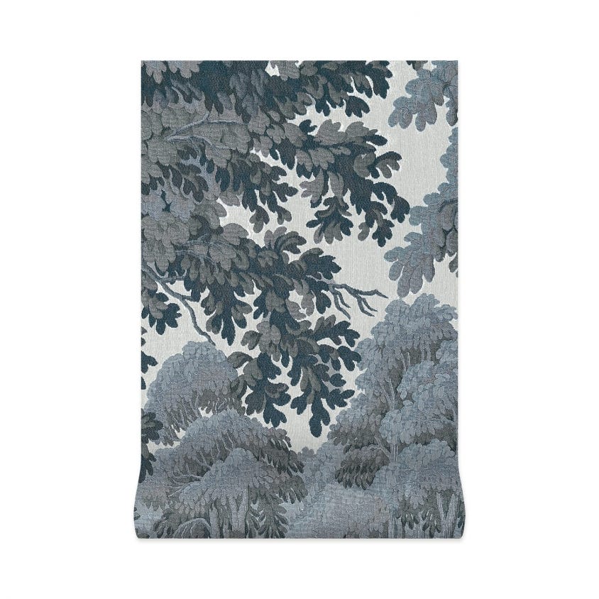 1-WA-PLA-DI-IND-XXX - Plantasia Wallpaper - Indigo - House of Hackney