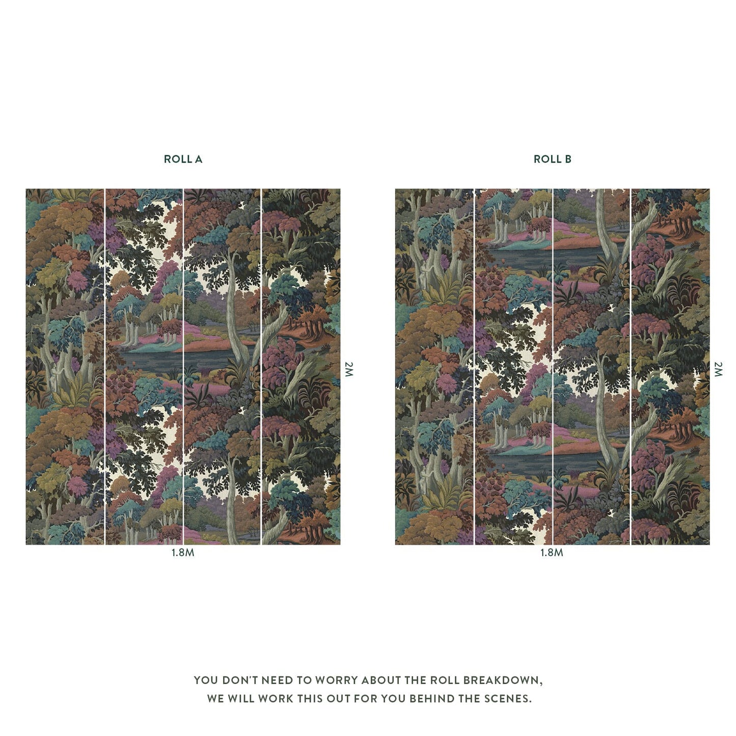 1-WA-PLA-DI-PRI-XXX - Plantasia Wallpaper - Prism - House of Hackney