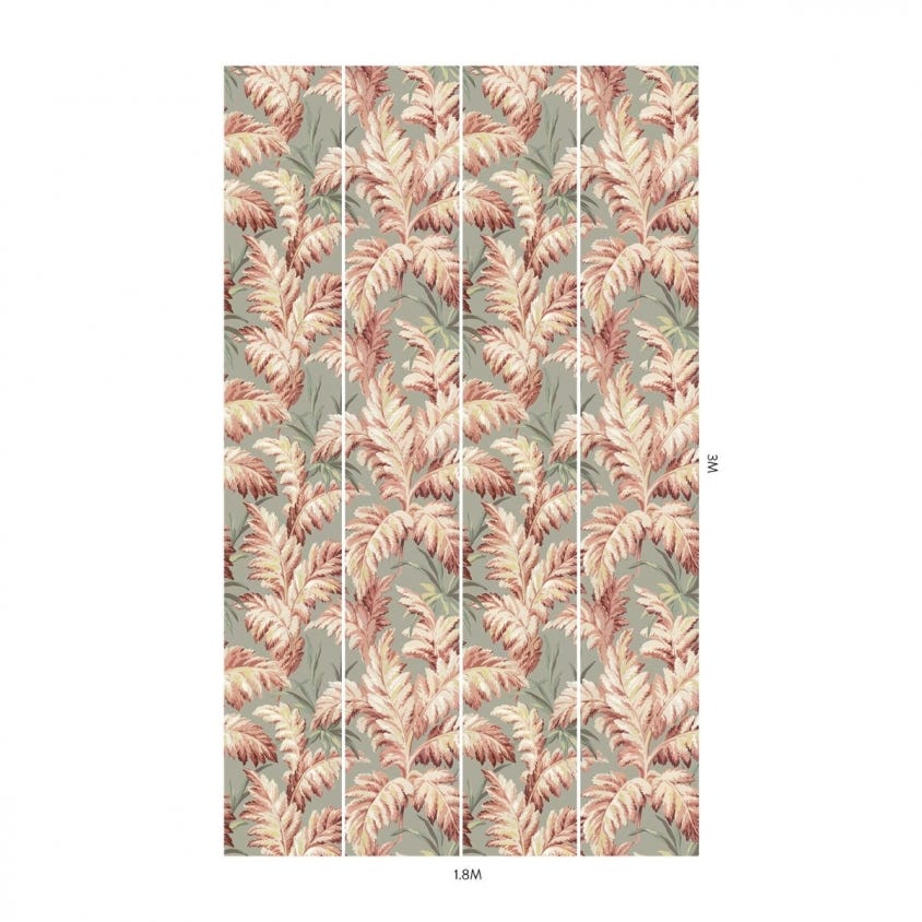 1-WA-PLU-DI-EAU-XXX - Pluma Wallpaper - Eau De Nil - House of Hackney