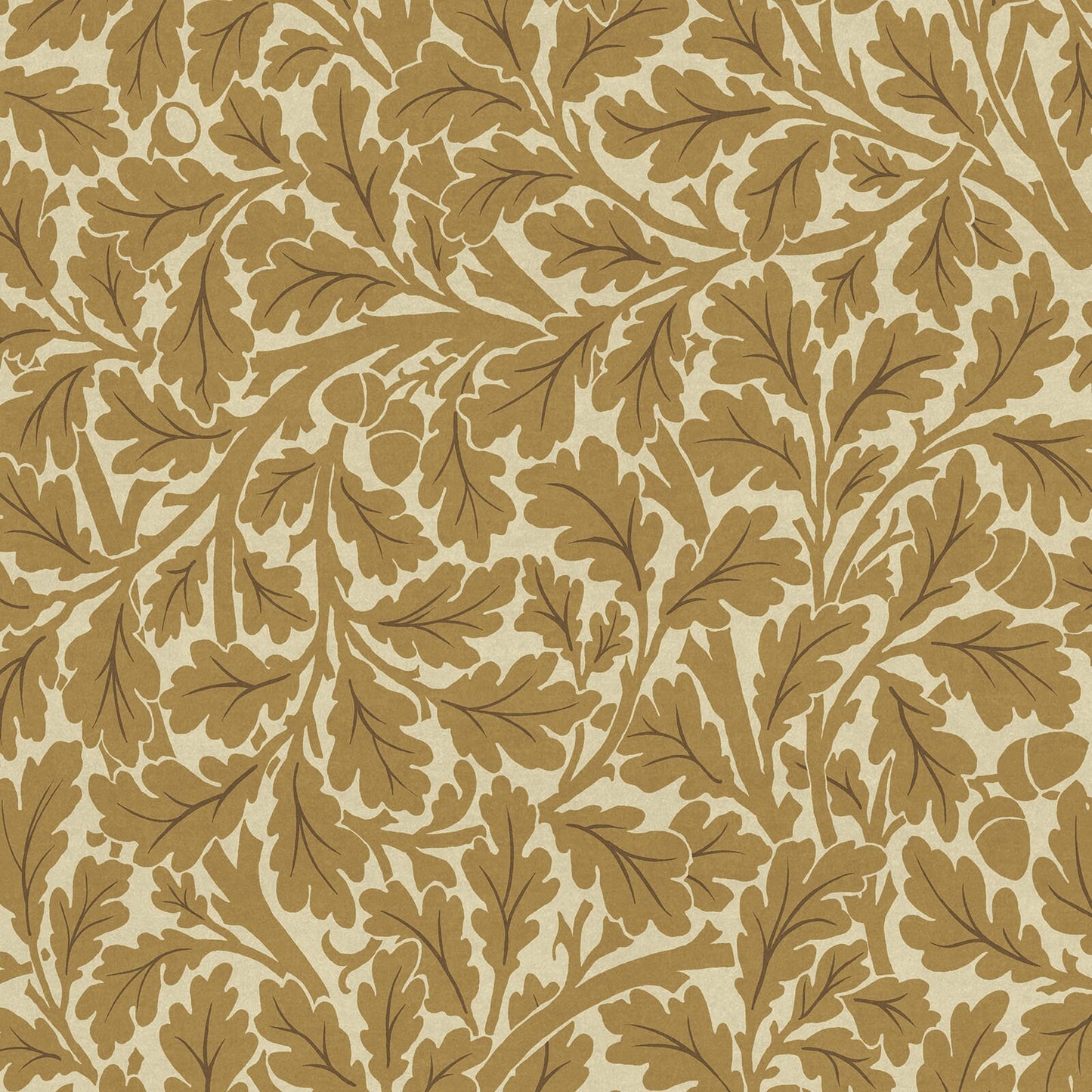 1-WA-QUE-DI-AUT-XXX - Quercus Wallpaper - Auric - House of Hackney