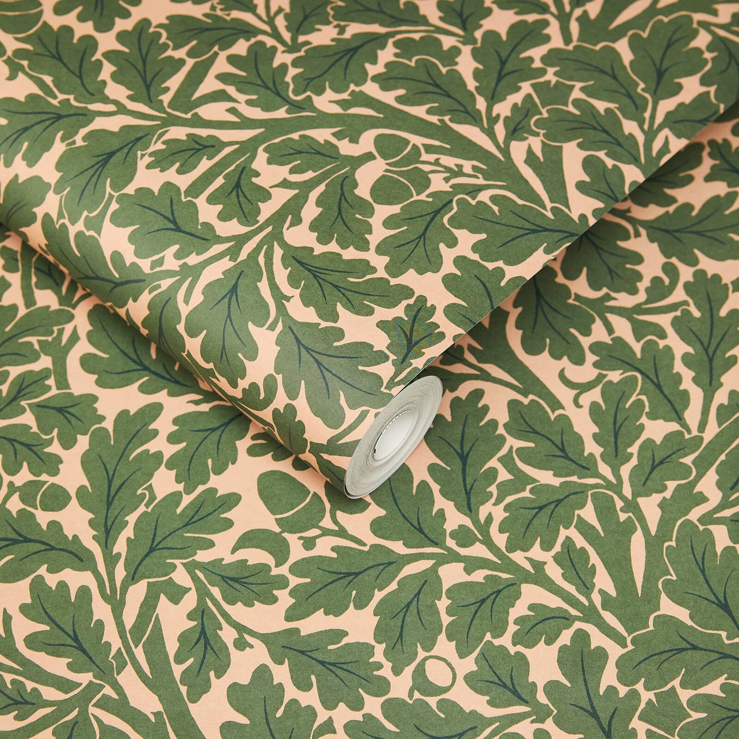 1-WA-QUE-DI-OAK-XXX - Quercus Wallpaper - Tourmaline - House of Hackney