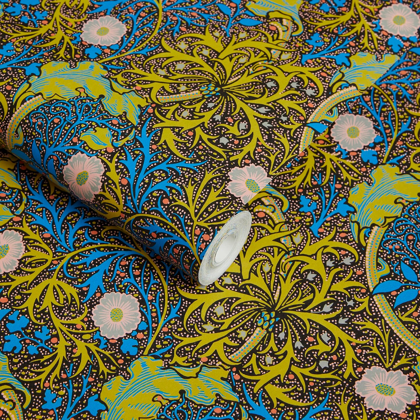 1-WA-SEA-DI-LIM-XXX - Seaweed Wallpaper - Lime - House of Hackney