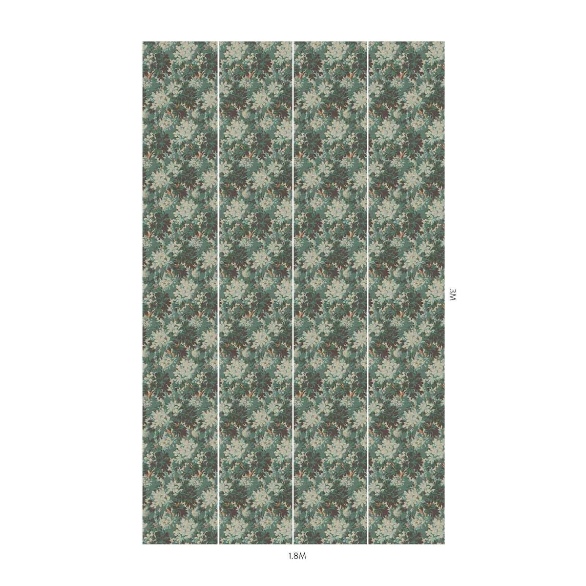 1-WA-SIL-DI-CER-XXX - Silva Wallpaper - Cerulean - House of Hackney
