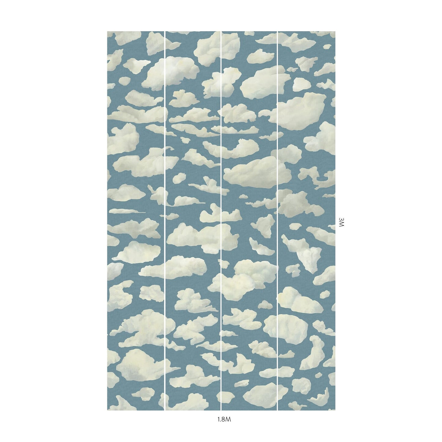 1-WA-STA-DI-SKY-XXX - Stratus Wallpaper - Sky - House of Hackney