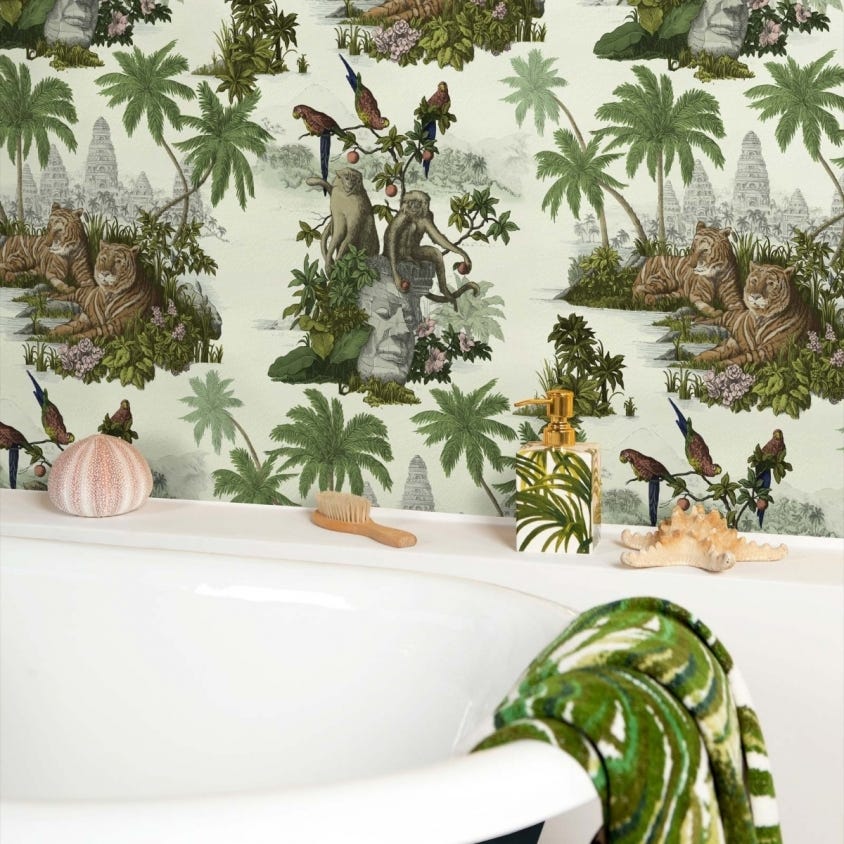 1-WA-SUM-DI-MUL-XXX - Sumatra Wallpaper - Multi - House of Hackney
