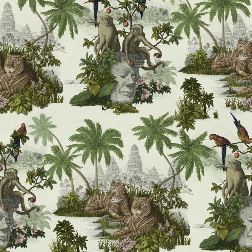 1-WA-SUM-DI-MUL-XXX - Sumatra Wallpaper - Multi - House of Hackney