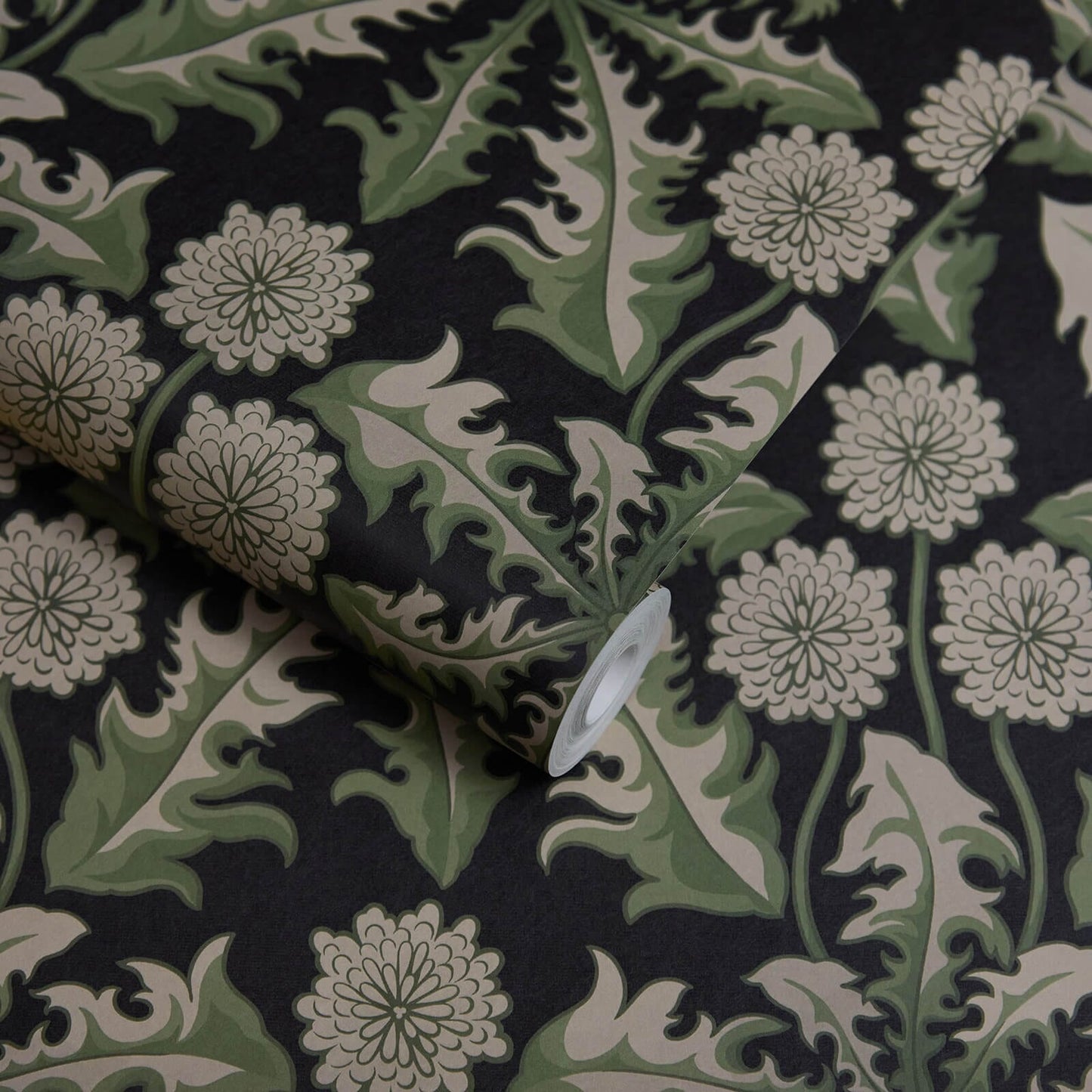 1-WA-TXA-DI-NOI-XXX - Taraxa Wallpaper - Noir - House of Hackney