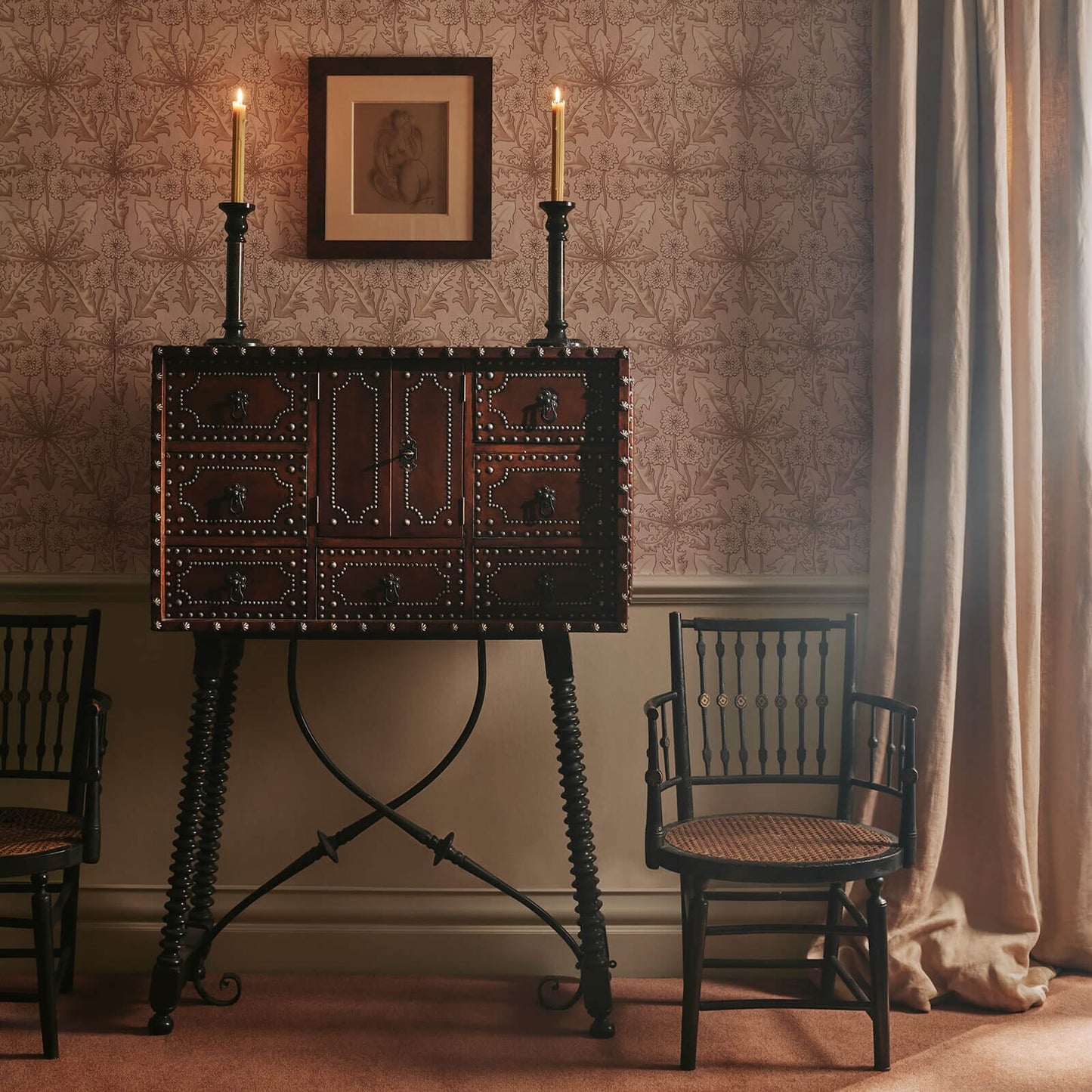 1-WA-TXA-DI-PHL-XXX - Taraxa Wallpaper - Phlox - House of Hackney