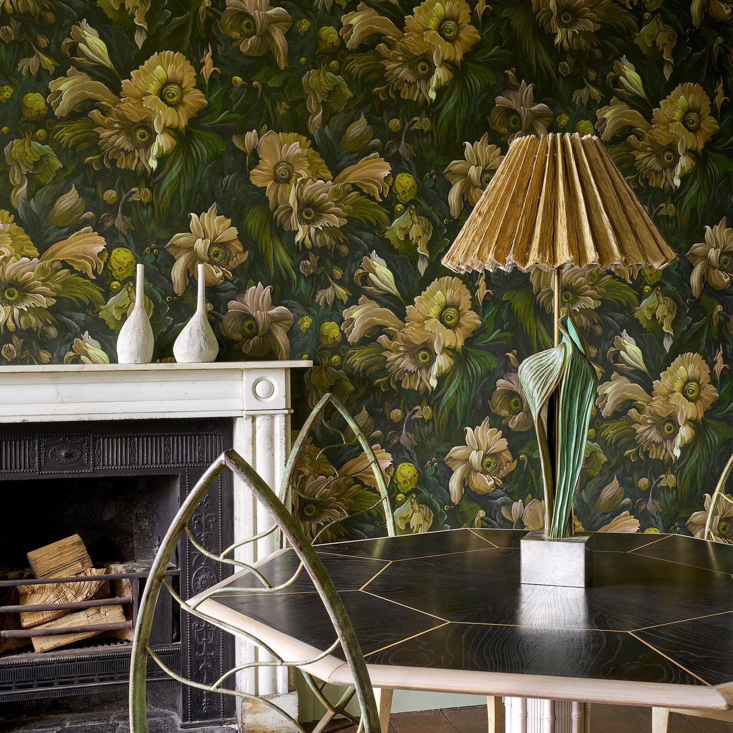 1-WA-UBR-DI-VER-XXX - Umbra Wallpaper - Verde - House of Hackney