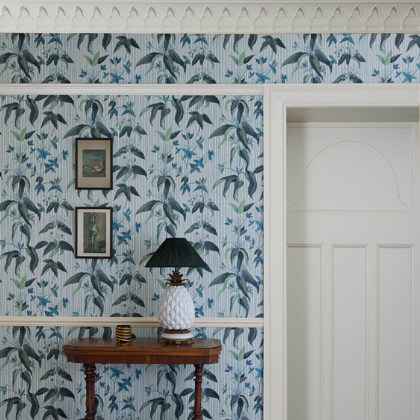 1-WA-UTC-DI-MYS-XXX - Urtica Wallpaper - Myrtle - House of Hackney
