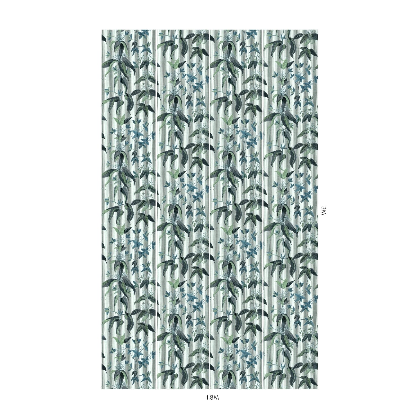 1-WA-UTC-DI-MYS-XXX - Urtica Wallpaper - Myrtle - House of Hackney